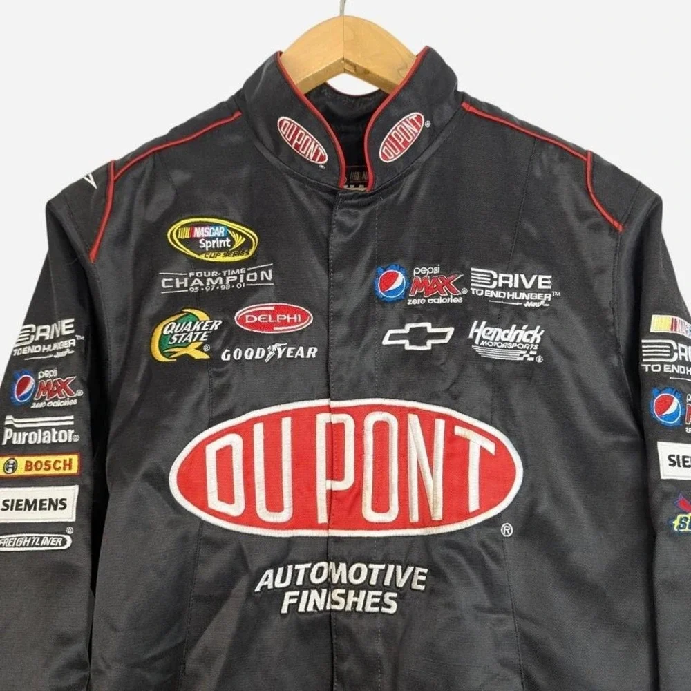 Chase Authentics Jeff Gordon 24 DuPont NASCAR Flame Racing Jacket XL